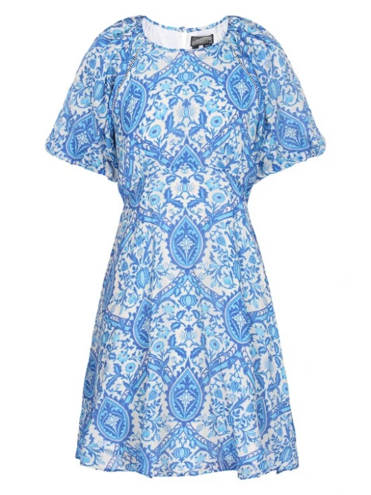Foto van product DreiMaster Vintage Jurk blauw / lichtblauw / wit