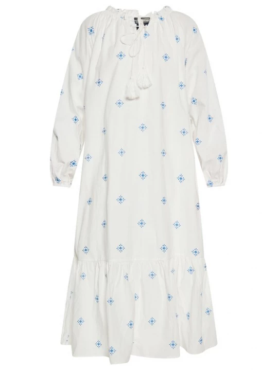 Foto van product DreiMaster Vintage Jurk blauw / wolwit