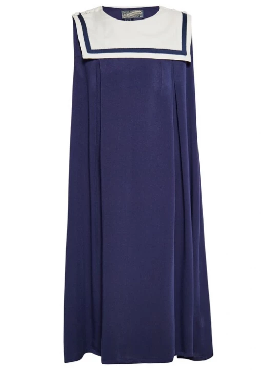 Foto van product DreiMaster Vintage Jurk marine / wit