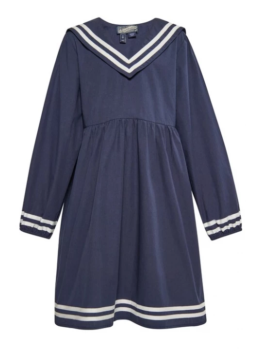Foto van product DreiMaster Vintage Jurk marine / wit