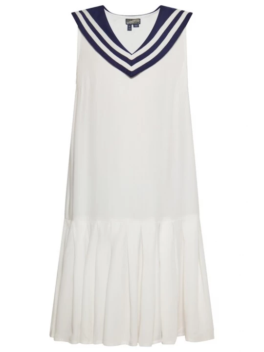 Foto van product DreiMaster Vintage Jurk navy / offwhite