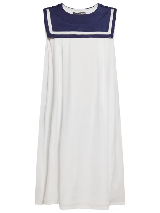 Foto van product DreiMaster Vintage Jurk navy / wit