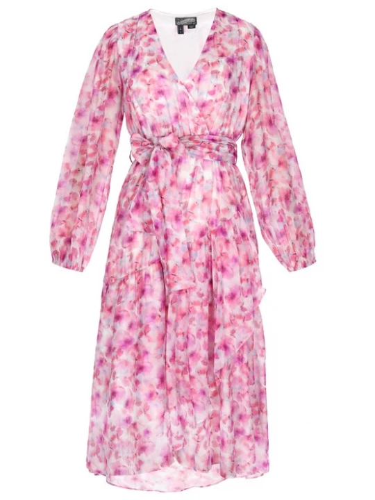 Foto van product DreiMaster Vintage Jurk rosa / poederroze / lichtroze / wit