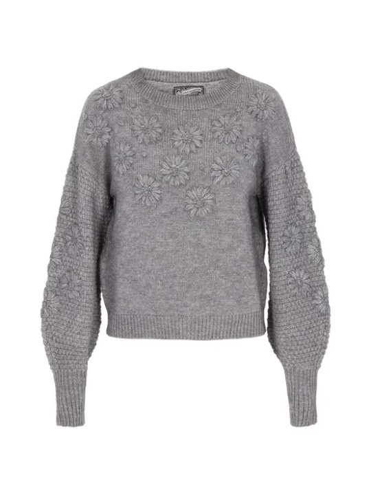 Foto van product DreiMaster Vintage Oversized trui lichtgrijs