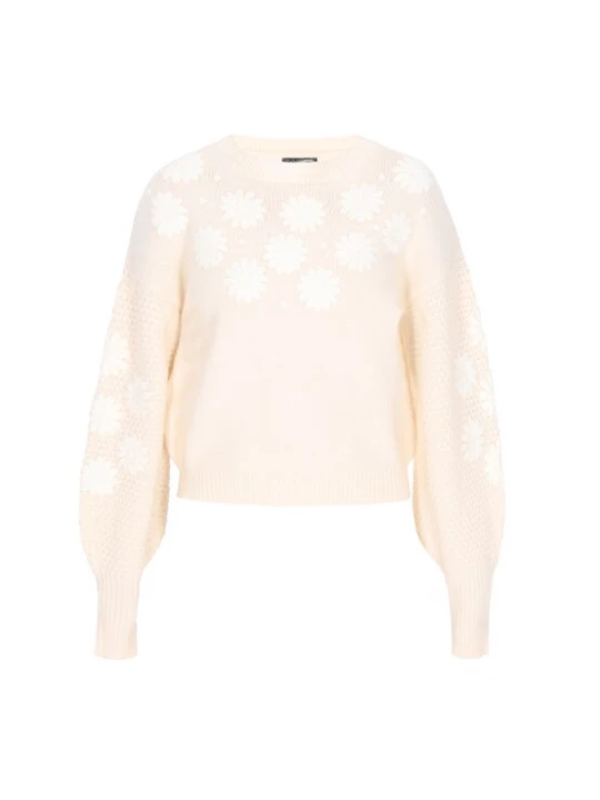 Foto van product DreiMaster Vintage Oversized trui offwhite / wolwit