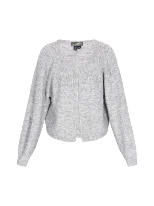 Foto van product DreiMaster Vintage Oversized vest 'Vintage' lichtgrijs / grijs gemêleerd