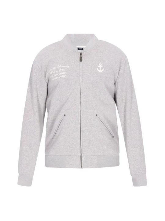 Foto van product DreiMaster Vintage Sweatvest lichtgrijs / wit