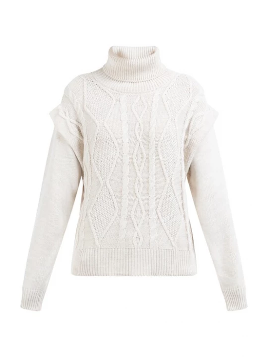 Foto van product DreiMaster Vintage Trui 'Naemi' wolwit