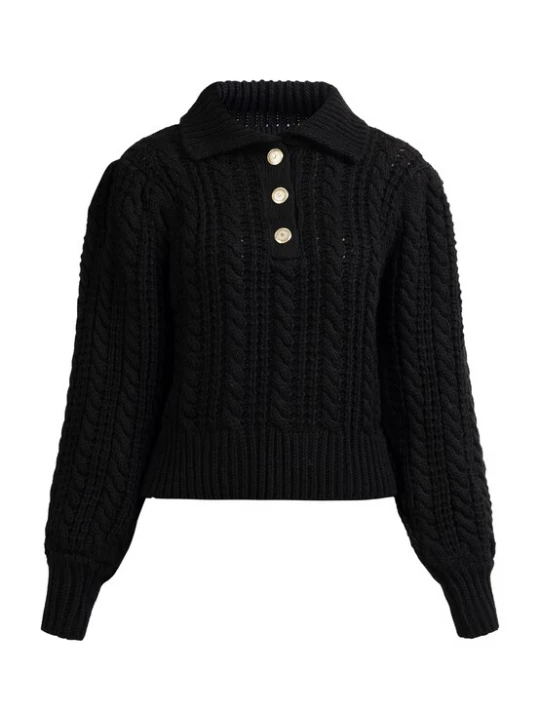 Foto van product DreiMaster Vintage Trui 'Naemi' zwart