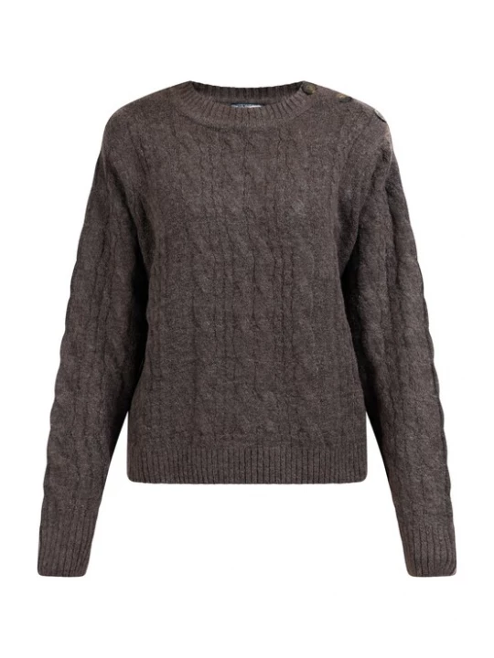 Foto van product DreiMaster Vintage Trui 'Zitha' aardetinten