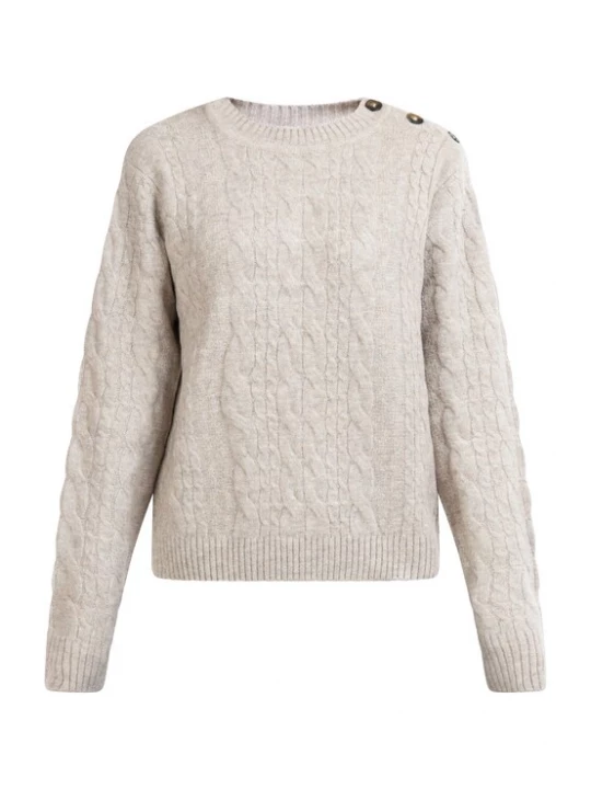 Foto van product DreiMaster Vintage Trui 'Zitha' beige gemêleerd