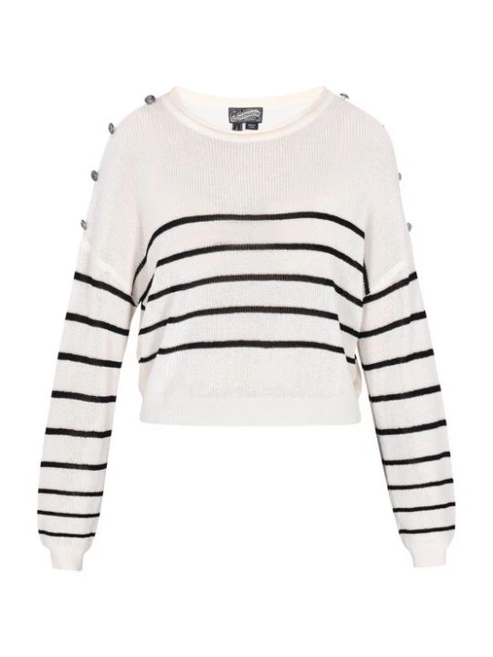 Foto van product DreiMaster Vintage Trui zwart / offwhite