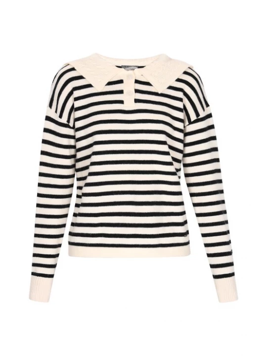 Foto van product DreiMaster Vintage Trui zwart / offwhite