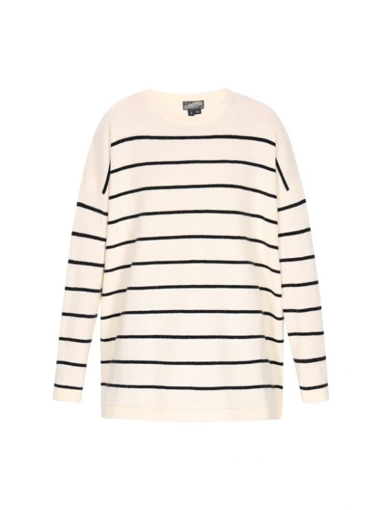 Foto van product DreiMaster Vintage Trui zwart / offwhite