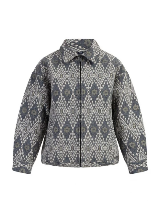 Foto van product DreiMaster Vintage Tussenjas crème / duifblauw / rookgrijs