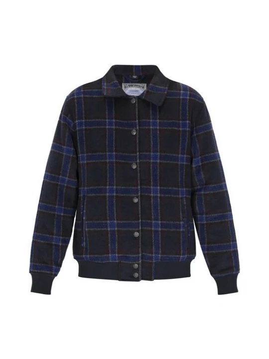 Foto van product DreiMaster Vintage Tussenjas navy / donkergrijs / rood