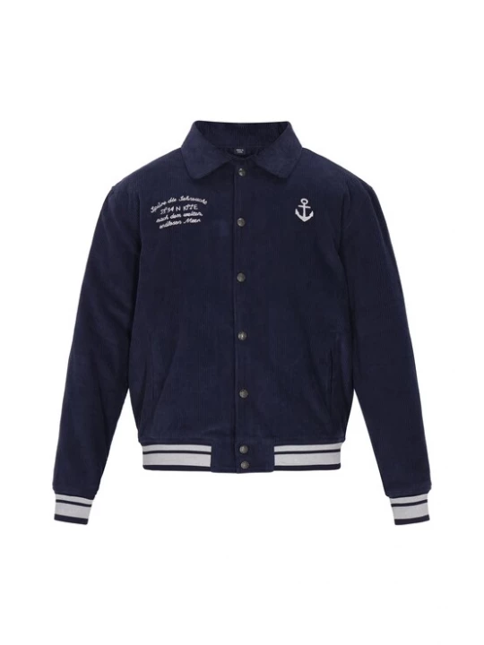 Foto van product DreiMaster Vintage Tussenjas navy / wit