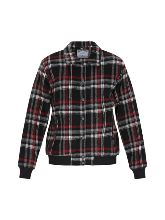 Foto van product DreiMaster Vintage Tussenjas rood / zwart / wit