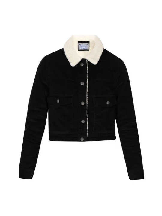Foto van product DreiMaster Vintage Tussenjas 'Vintage' zwart / wolwit
