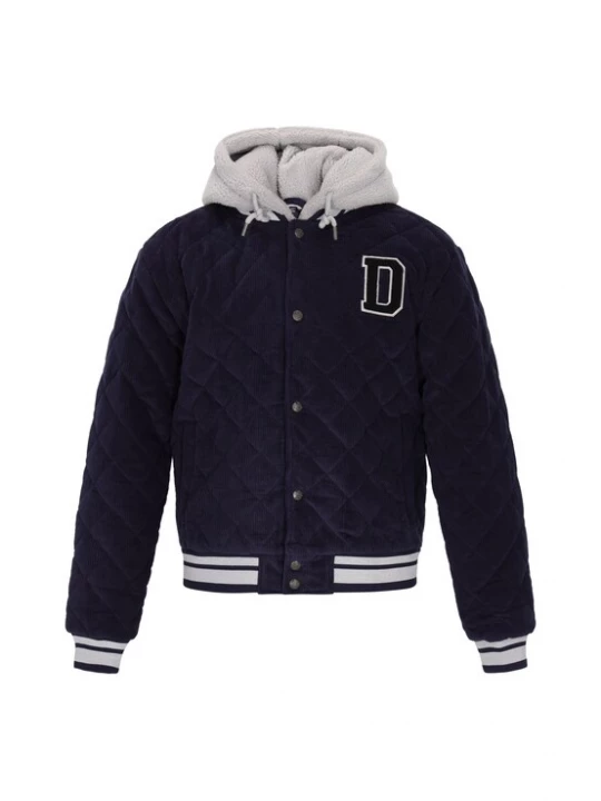 Foto van product DreiMaster Vintage Winterjas navy / lichtgrijs