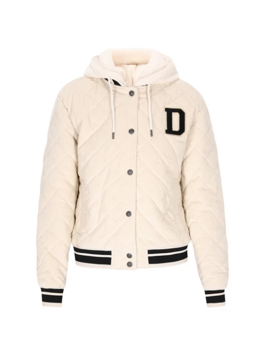 Foto van product DreiMaster Vintage Winterjas zwart / offwhite