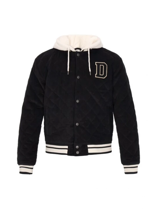 Foto van product DreiMaster Vintage Winterjas zwart / wit