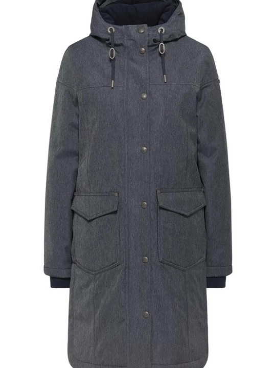 Foto van product DreiMaster Vintage Wintermantel blauw denim