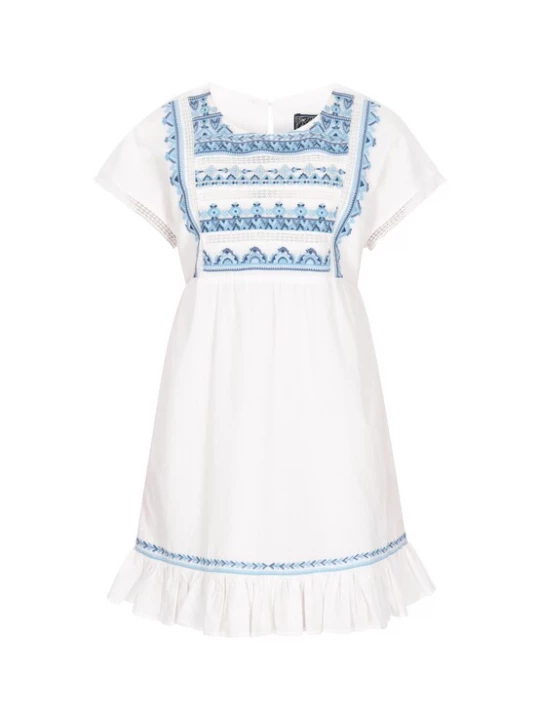 Foto van product DreiMaster Vintage Zomerjurk blauw