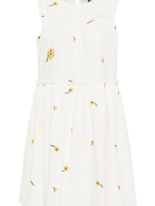Foto van product DreiMaster Vintage Zomerjurk geel / groen / wit