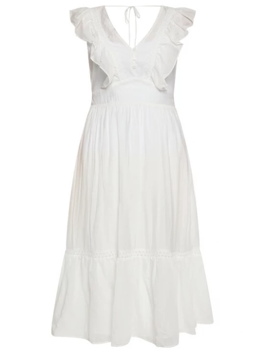 Foto van product DreiMaster Vintage Zomerjurk wolwit