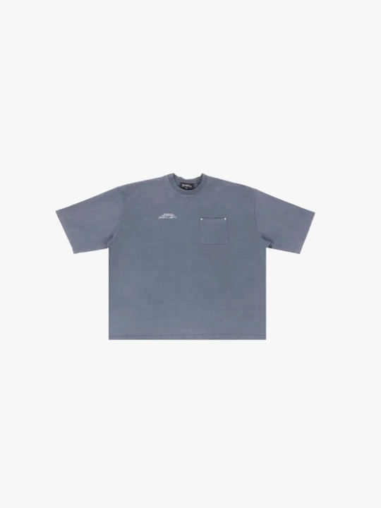 Foto van product Dropsize Shirt basaltgrijs / wit