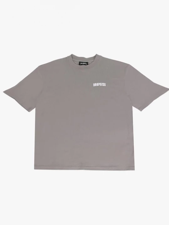Foto van product Dropsize Shirt donkerbeige / wit