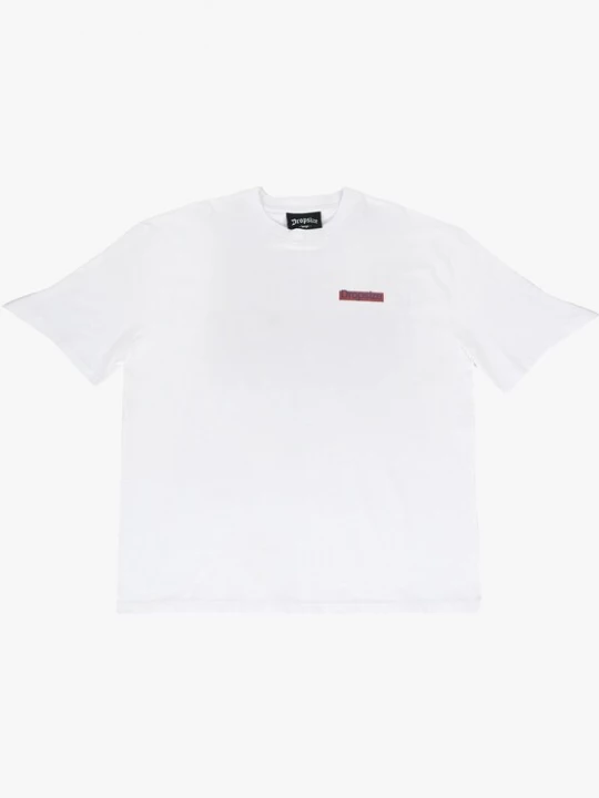 Foto van product Dropsize Shirt donkerblauw / bloedrood / wit