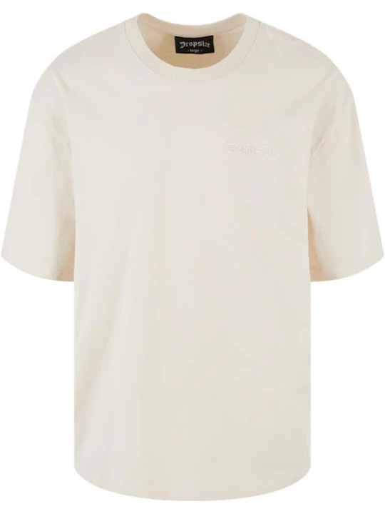 Foto van product Dropsize Shirt 'Dove 2.0' ecru / bruin / geel / zwart