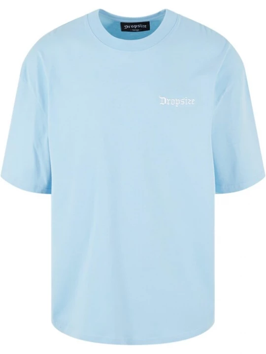 Foto van product Dropsize Shirt 'Embo' lichtblauw / wit