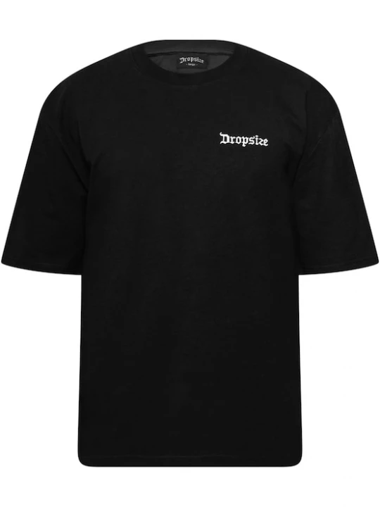 Foto van product Dropsize Shirt 'Embo' zwart / wit