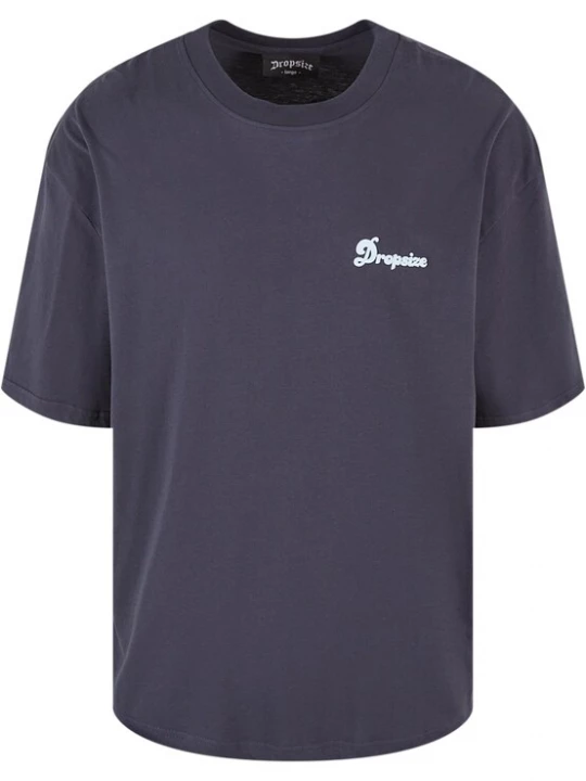Foto van product Dropsize Shirt 'Grow Rich' navy / lichtblauw