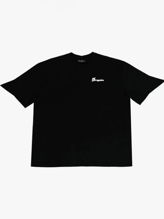 Foto van product Dropsize Shirt 'Hustle Hard' zwart / wit