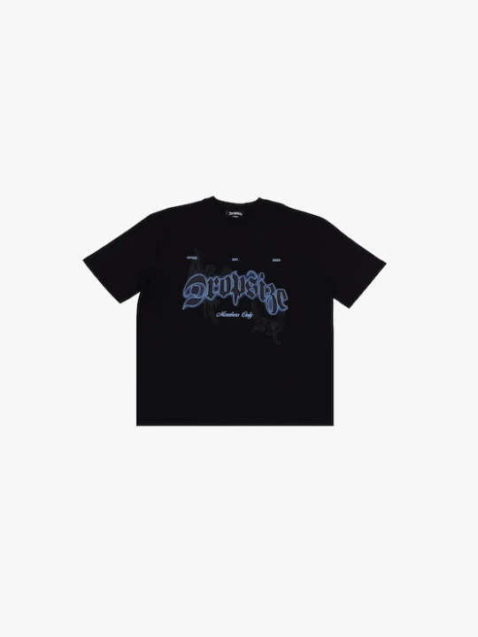 Foto van product Dropsize Shirt lichtblauw / grijs / zwart