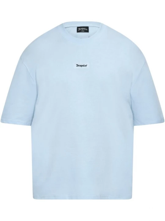 Foto van product Dropsize Shirt lichtblauw / zwart