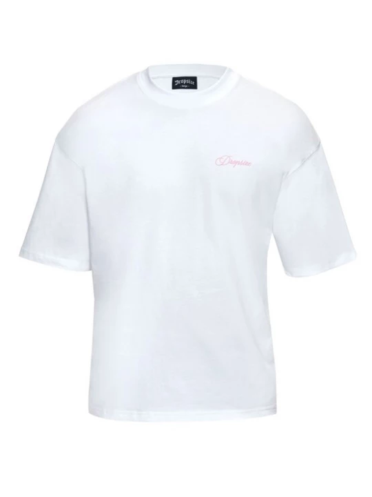 Foto van product Dropsize Shirt oudroze / zwart / wit