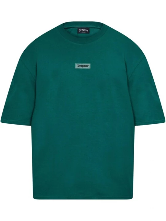 Foto van product Dropsize Shirt pastelgroen / donkergroen / zwart