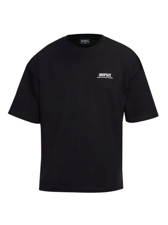Foto van product Dropsize Shirt royal blue / koningsblauw / zwart / wit