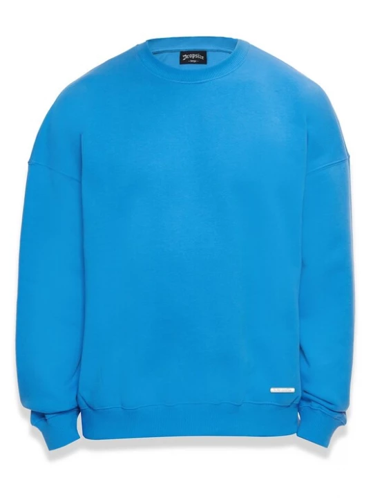 Foto van product Dropsize Sweatshirt azuur / zilver