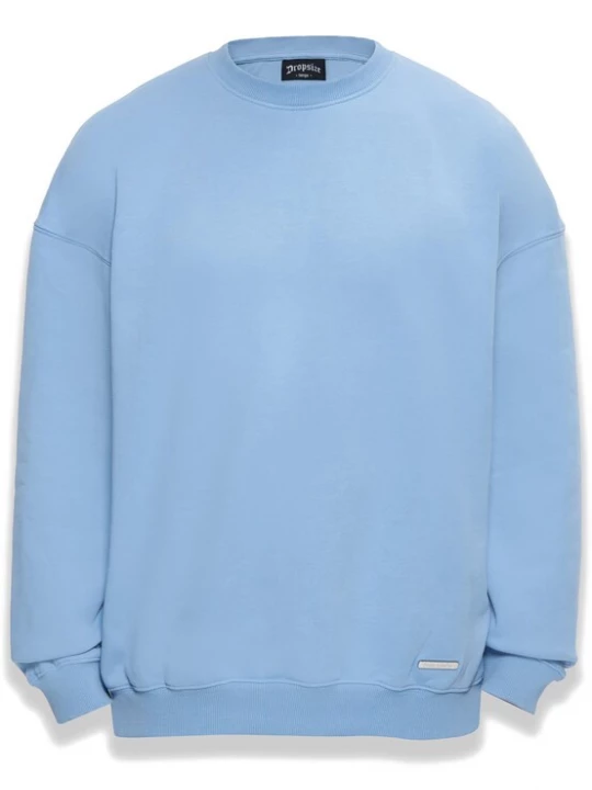 Foto van product Dropsize Sweatshirt 'Bazix Republiq' lichtblauw