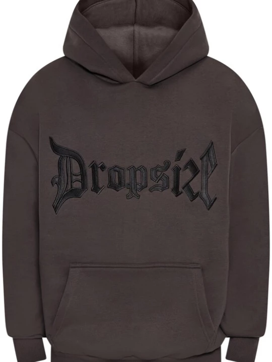 Foto van product Dropsize Sweatshirt chocoladebruin / zwart