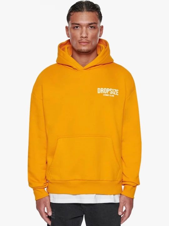 Foto van product Dropsize Sweatshirt 'Crime Club' oranje / wit