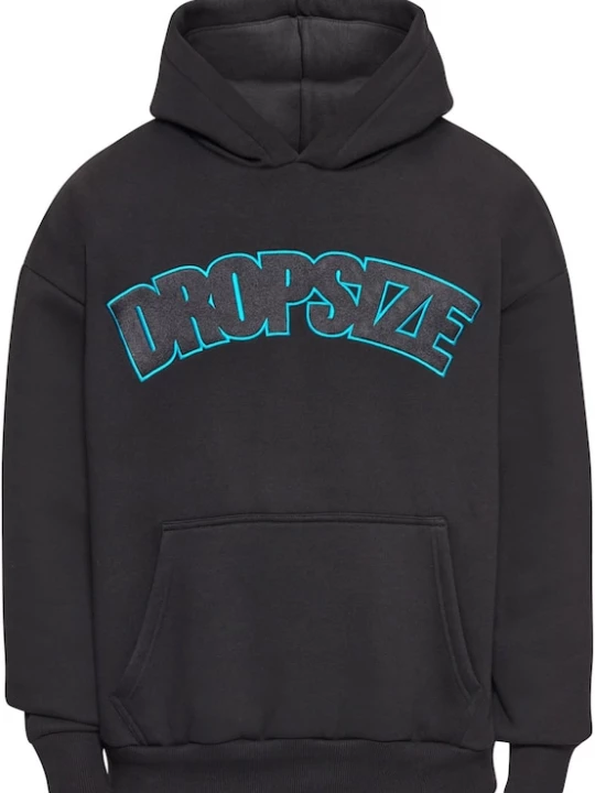 Foto van product Dropsize Sweatshirt 'Dropsize' lichtblauw / zwart