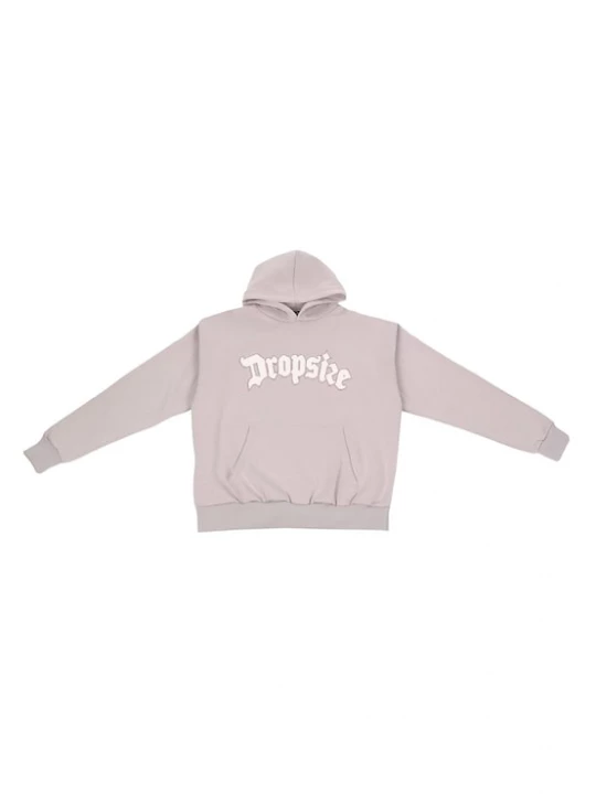 Foto van product Dropsize Sweatshirt 'EMBO' beige / wit