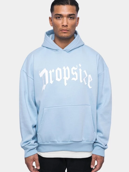 Foto van product Dropsize Sweatshirt lichtblauw / wit